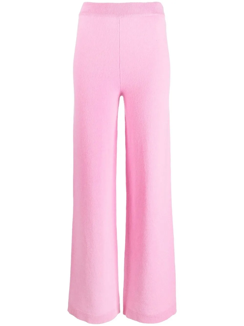 

Blumarine straight-leg knitted trousers - Pink