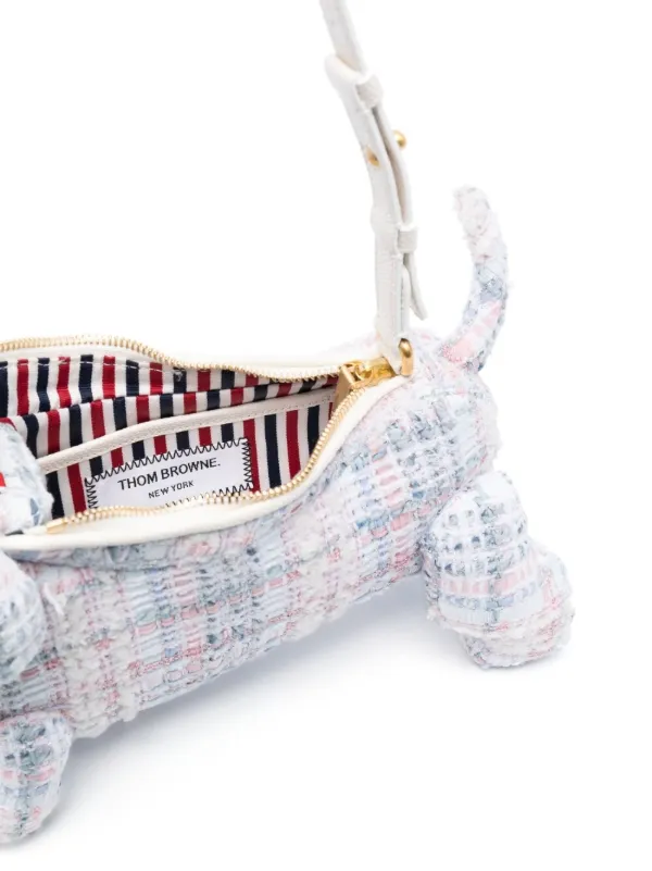 【Thom Browne】トムブラウン◆Hector ツイードショルダーバッグ Thom Browne Hector ツイード ショルダーバッグ | ホワイト
