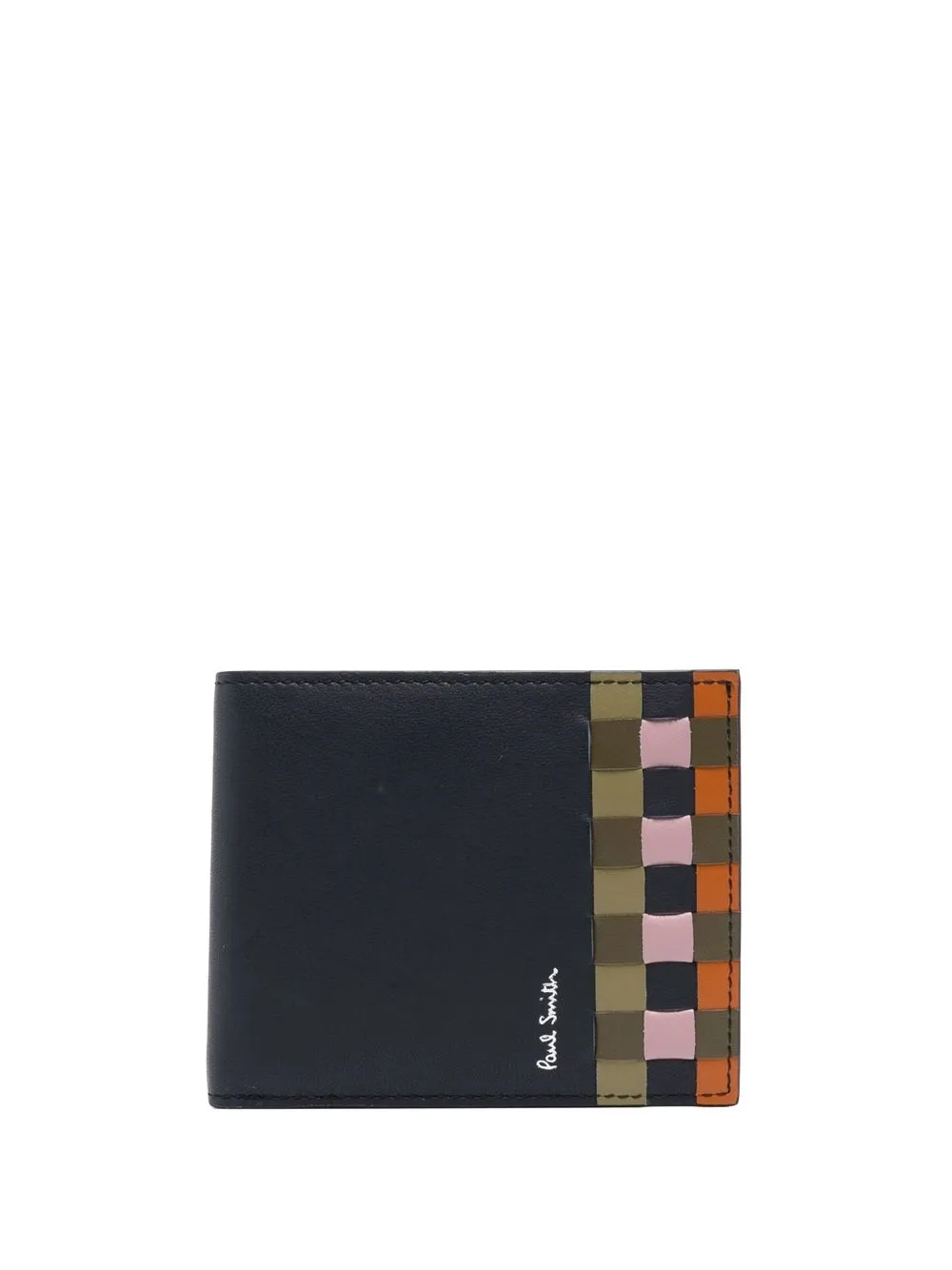 

Paul Smith Screen Check bifold wallet - Blue