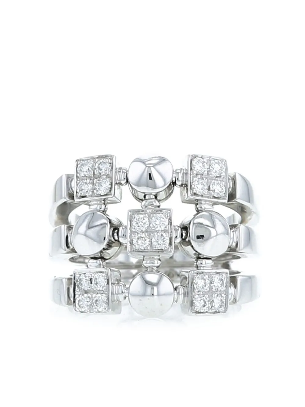 

Bvlgari Pre-Owned white gold Lucéa diamond ring - Silver