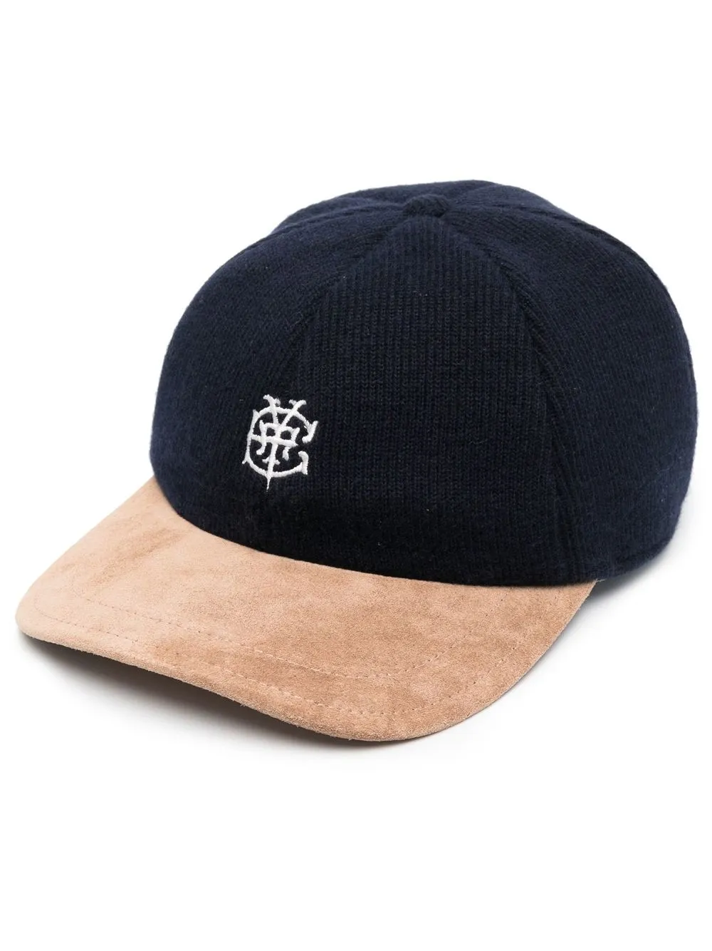 

Eleventy two-tone logo-embroidered cap - Black