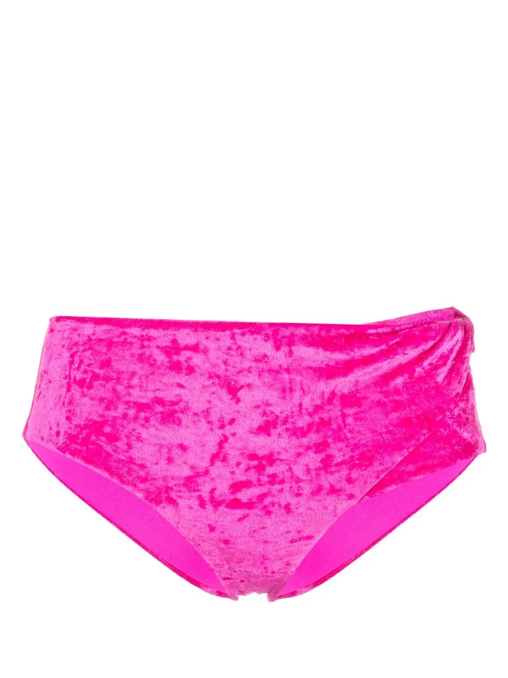 Versace Medusa Plaque Bikini Bottoms In Pink