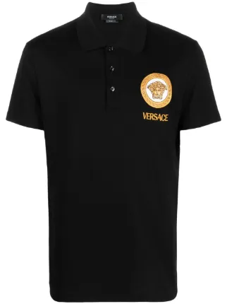A.VERSACE メデューサ刺繍 ポロシャツ M 18836292_42118545_322.jpg