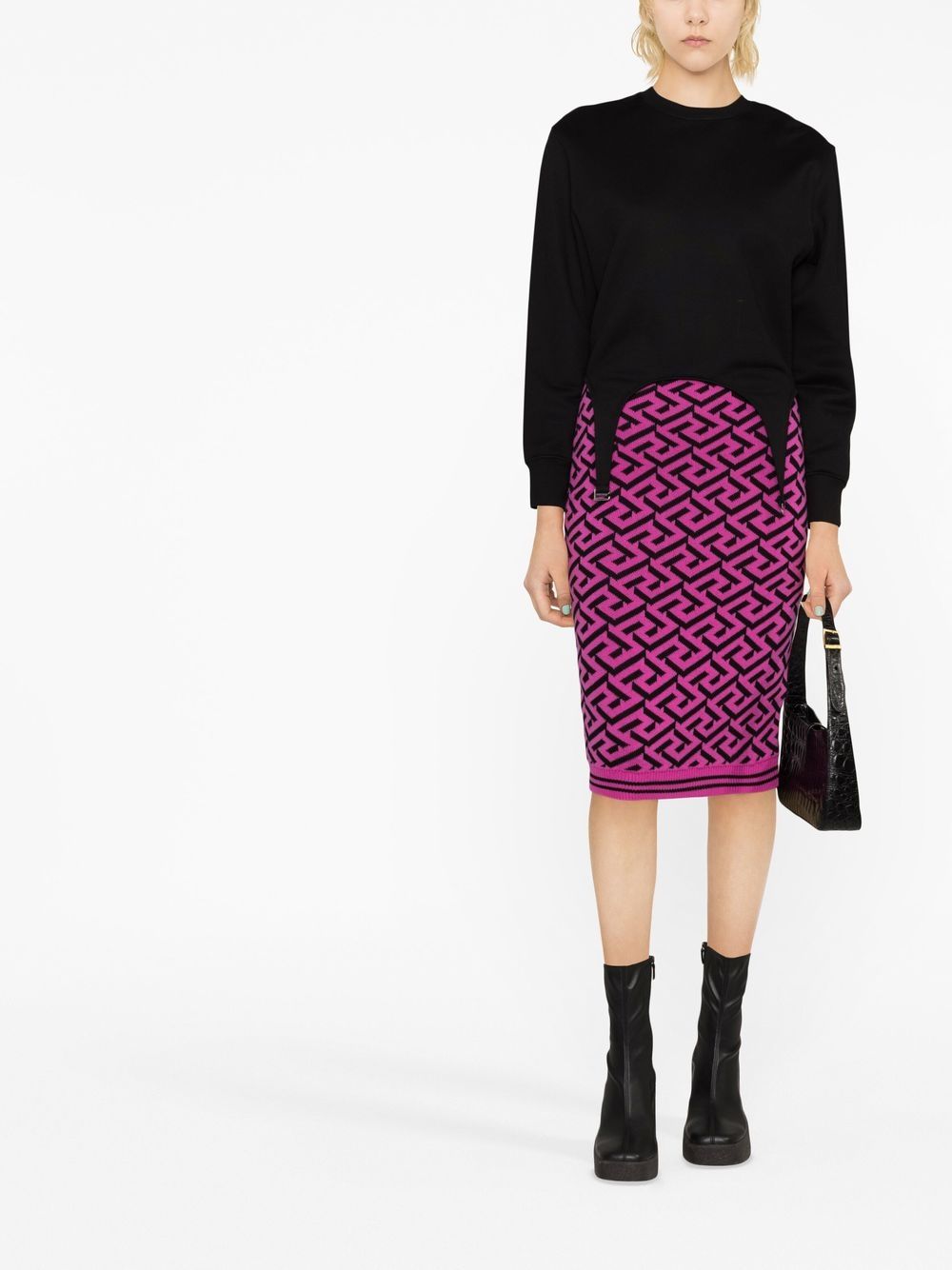 Versace Intarsia rok - Roze