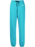 Versace logo-print track pants - Blue