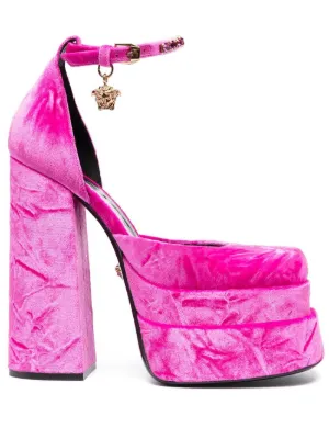 Versace メドゥーサ アエビタス 160mm パンプス | ピンク | FARFETCH JP