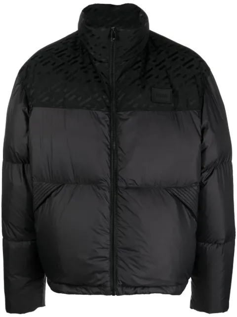 Versace zip-fastening padded jacket