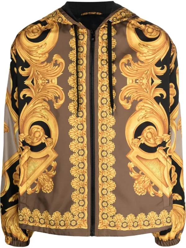 Versace zip-up Printed Jacket - Farfetch