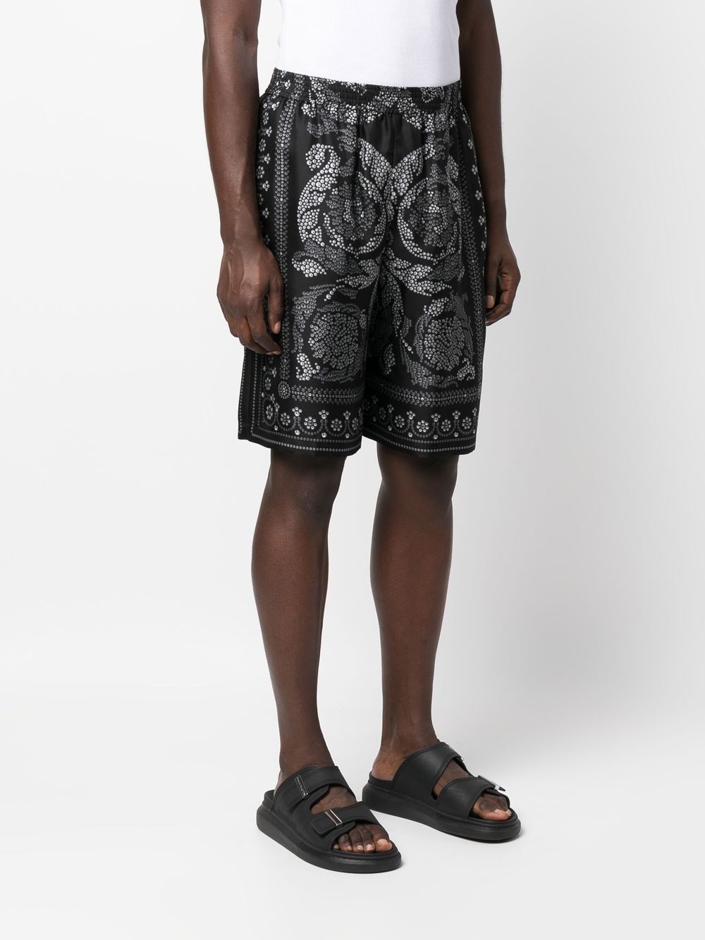 Versace Trompe l'oeil Print Track Shorts - Farfetch