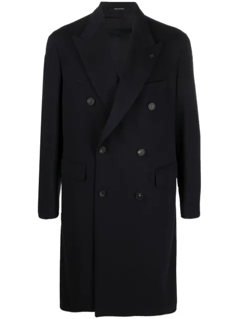 Tagliatore double-breasted long coat