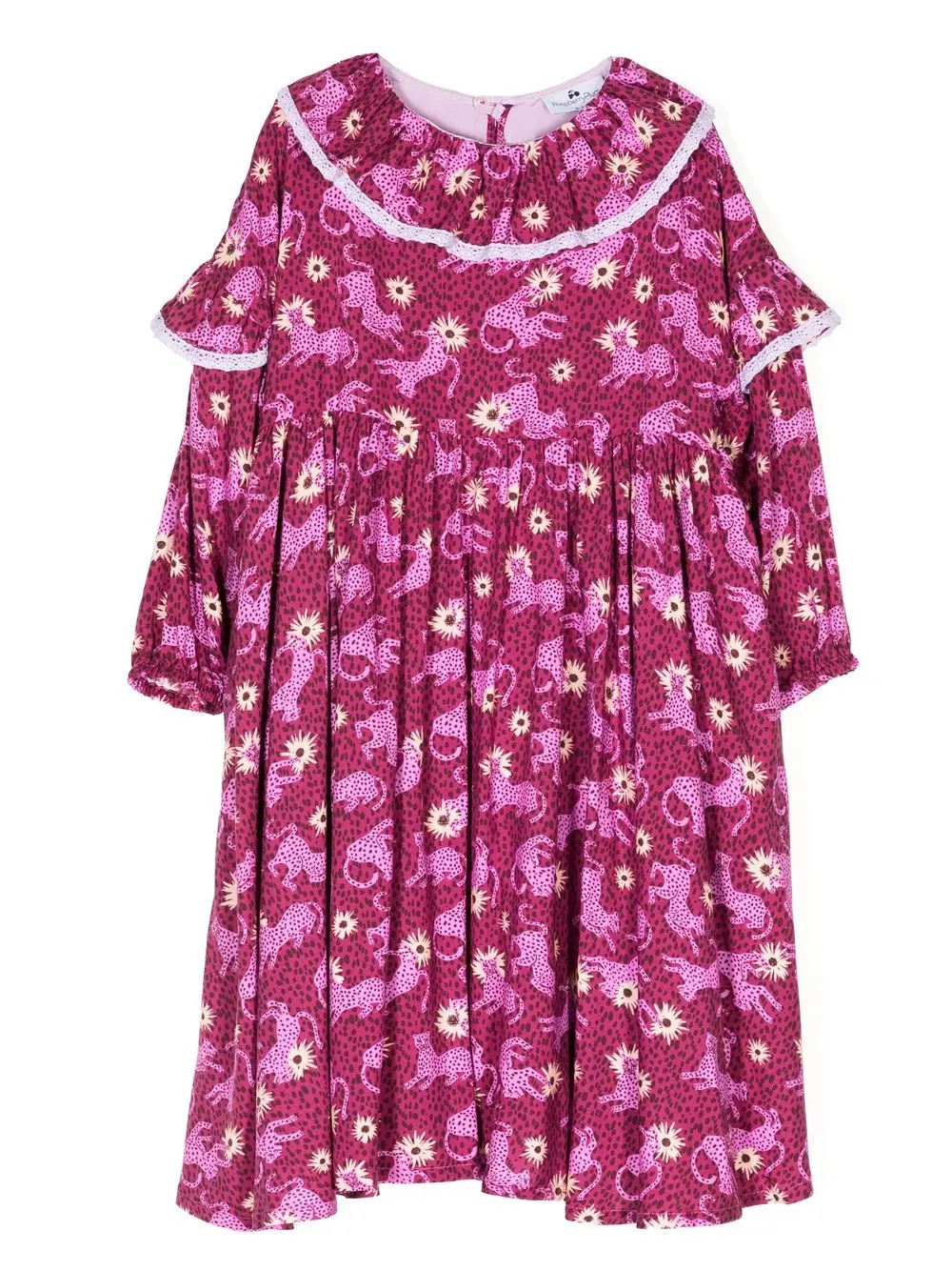 

Raspberry Plum Patti animal-print dress - Purple