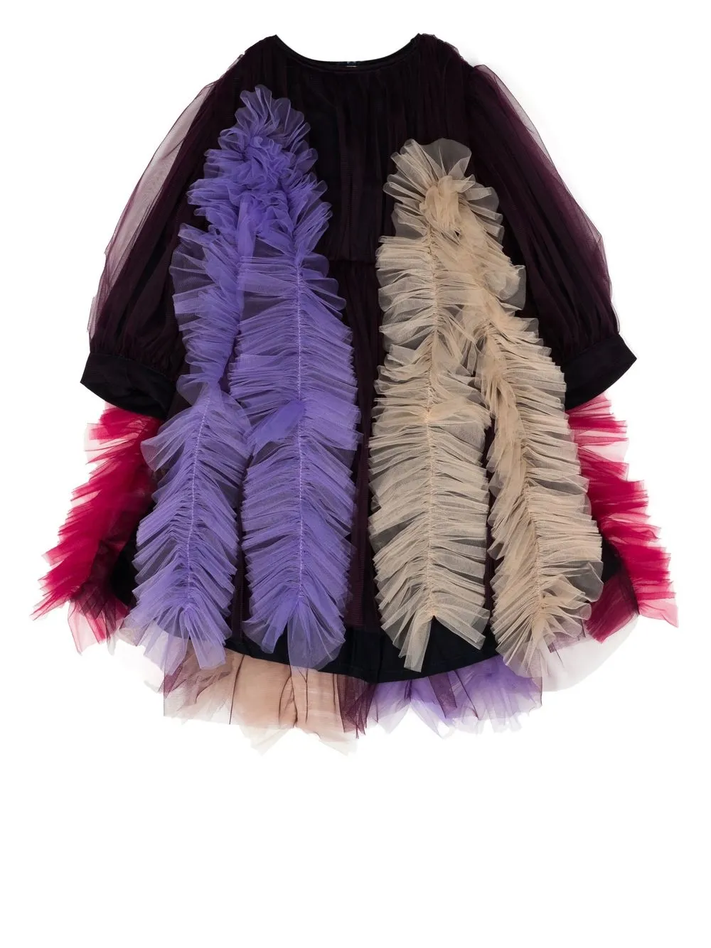 

Raspberry Plum ruffle detailed dress - Purple