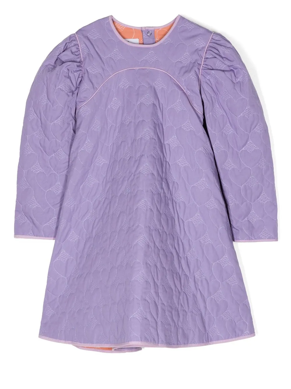 

Raspberry Plum Fleur balloon-sleeves dress - Purple