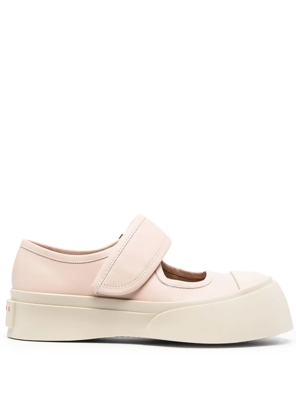 

Marni logo touch-strap Mary Jane sneakers - Pink