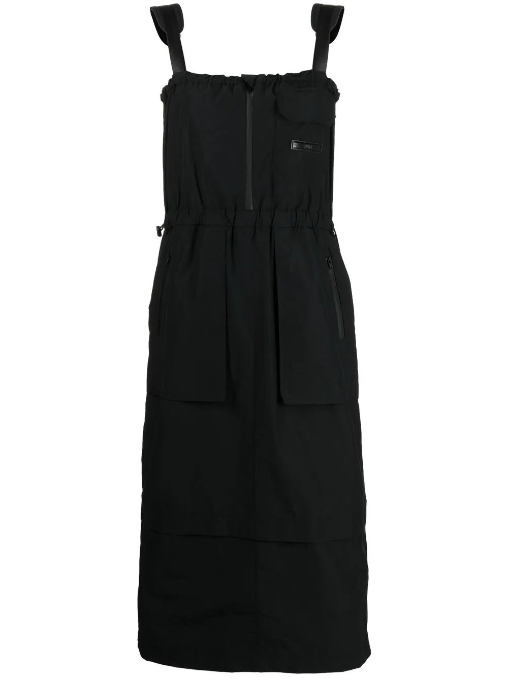 

Juun.J vestido estilo cargo - Negro