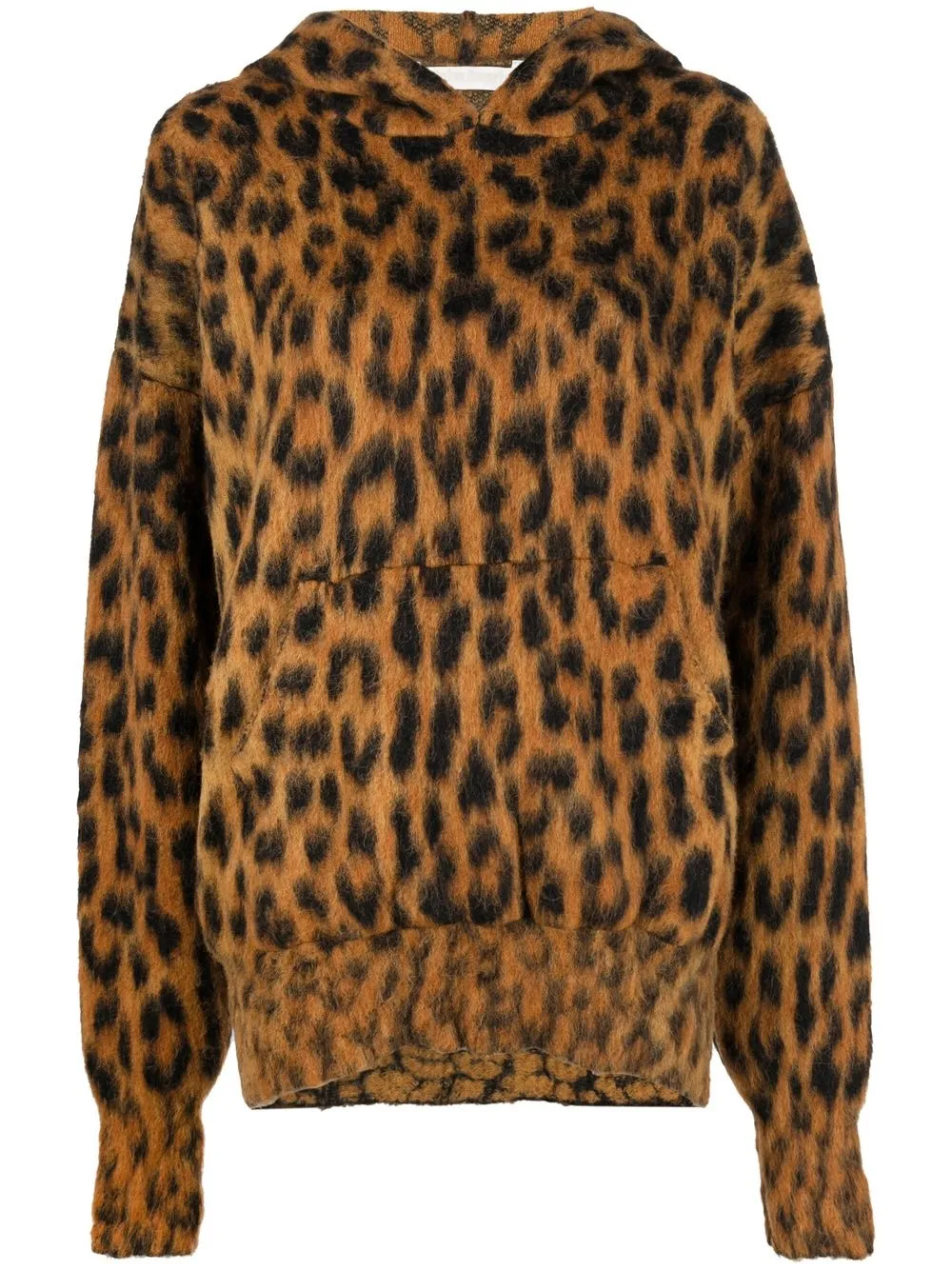 

Palm Angels leopard-print hoodie - Neutrals