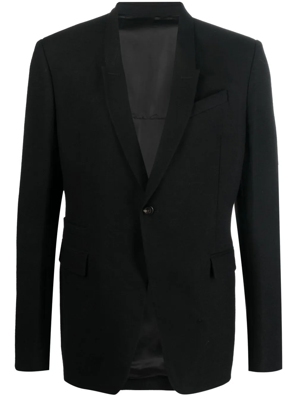 

Rick Owens blazer con solapas de muesca - Negro