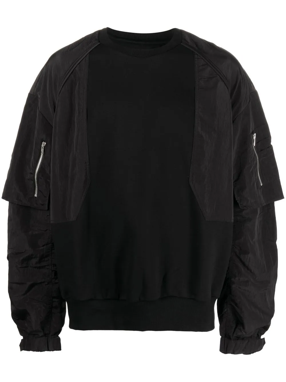 

Juun.J sudadera con cuello redondo - Negro