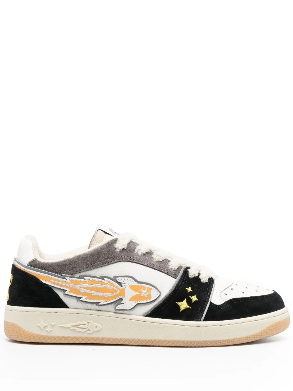 

Enterprise Japan Rocket low-top panelled sneakers - Neutrals