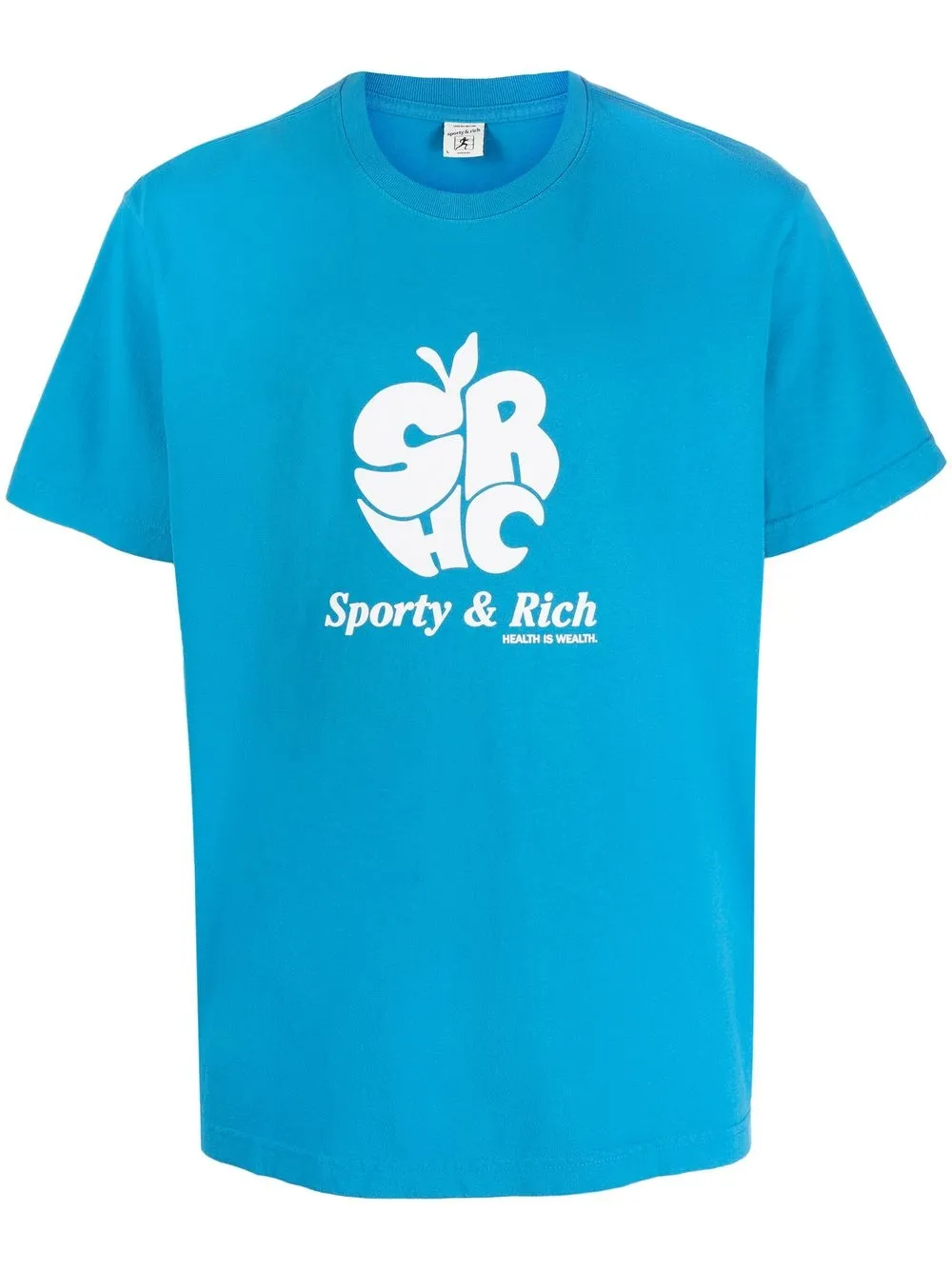 

Sporty & Rich playera con logo estampado - Azul