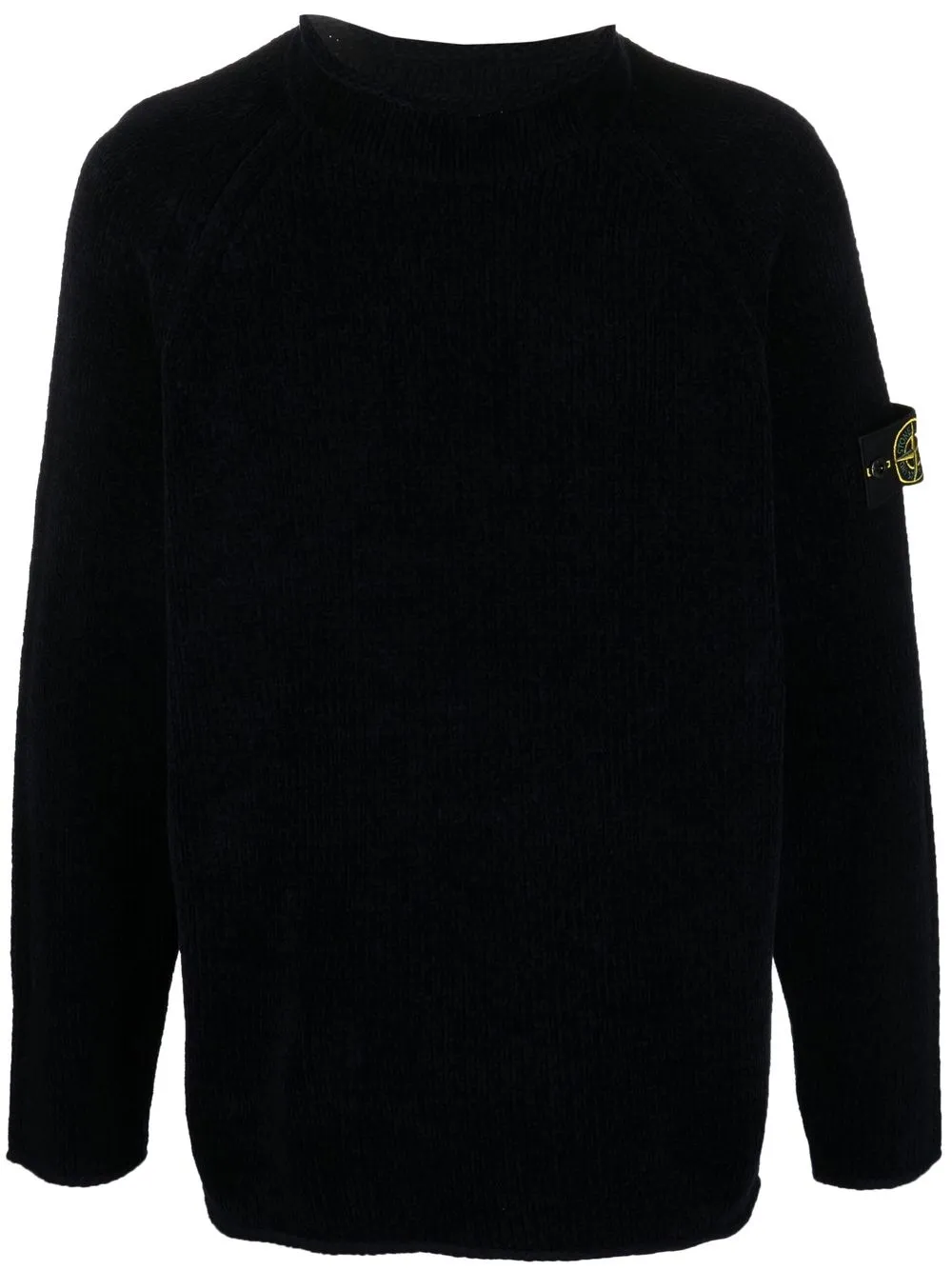 

Stone Island logo-patch long-sleeve jumper - Blue