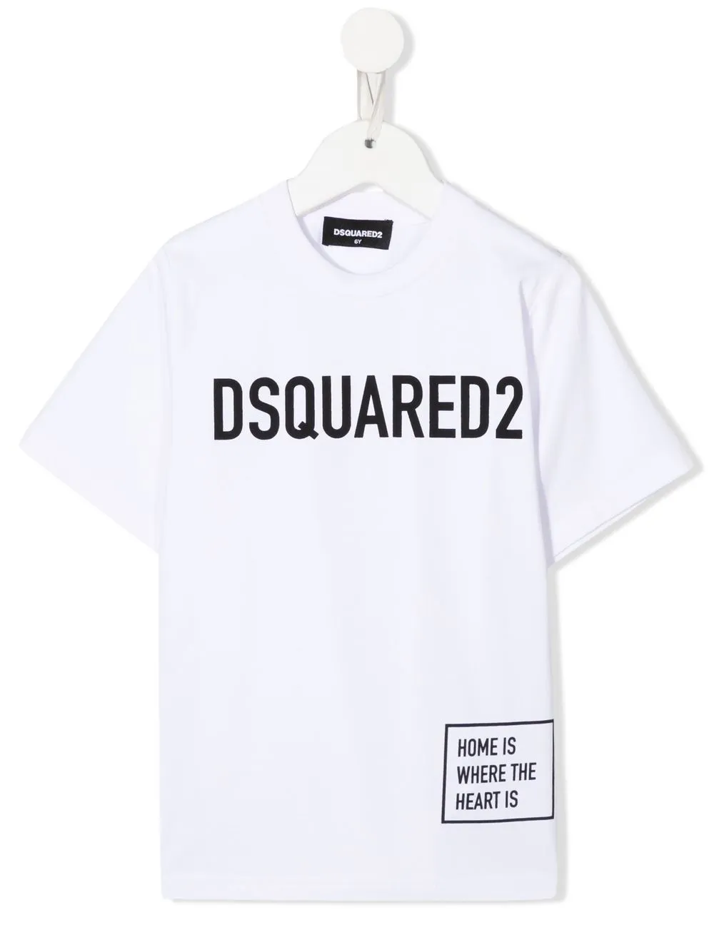 

Dsquared2 Kids playera con logo en el pecho - Blanco