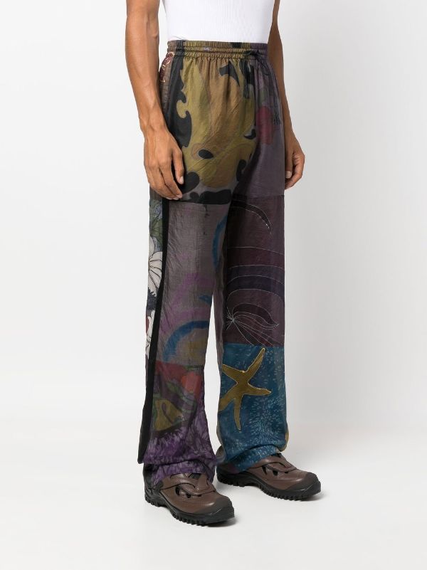 Palm Angels mix-print Cargo Trousers - Farfetch