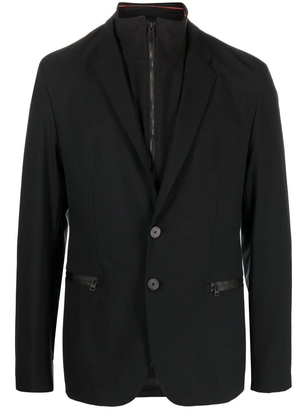 

BOSS blazer con botones - Negro