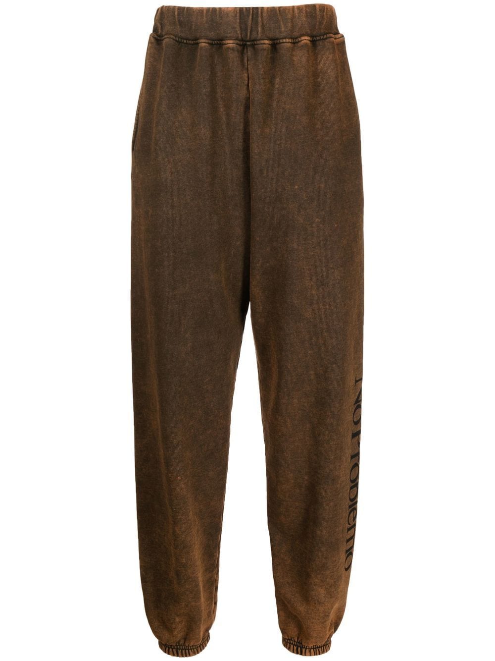 Aries tie-dye cotton track pants - Brown