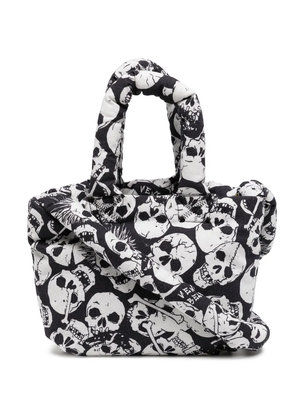 

ERL tote con motivo de calavera - Negro