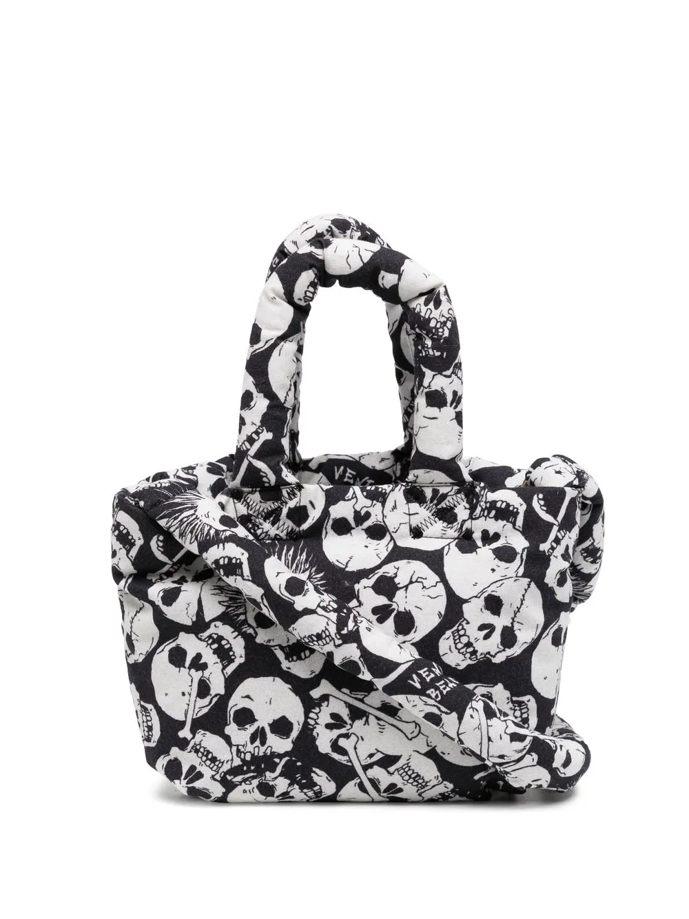 

ERL small skull-print tote bag - Black