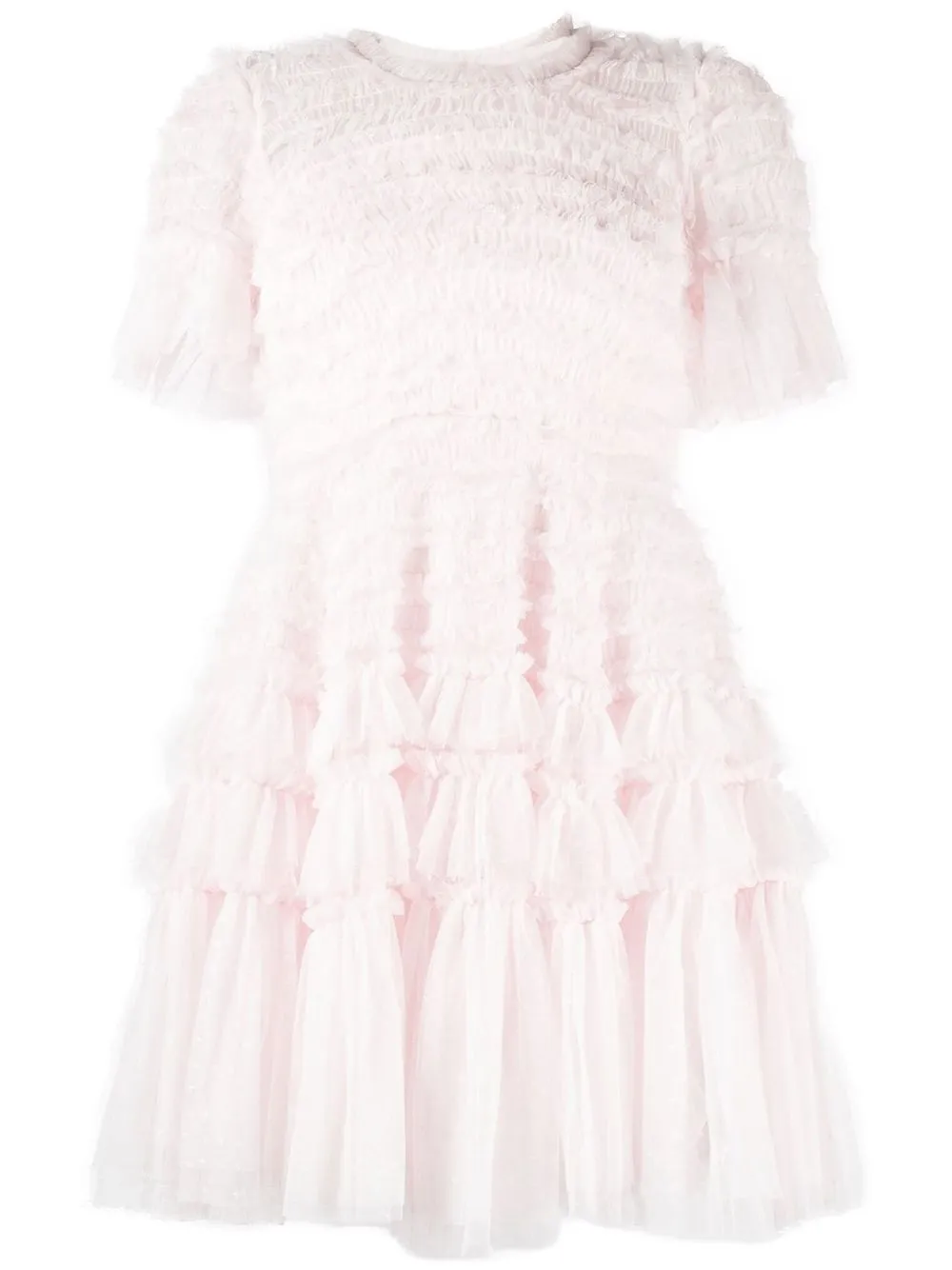 

Needle & Thread vestido recto con bordado - Rosado