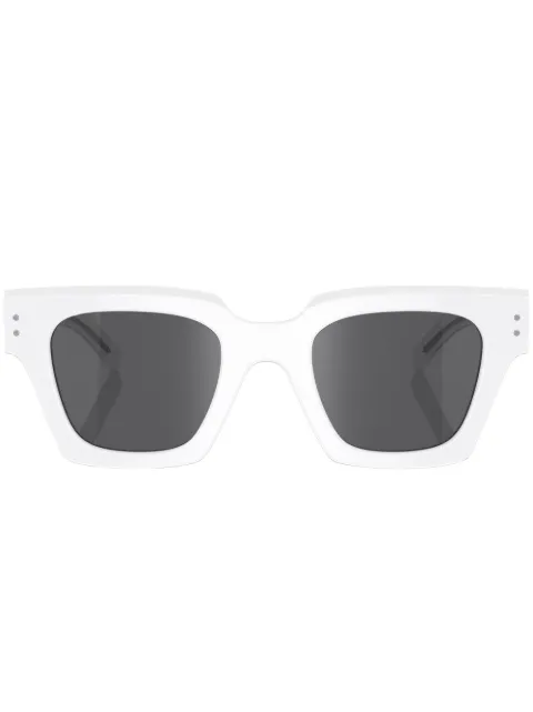 Dolce & Gabbana Eyewear logo-print square-frame sunglasses