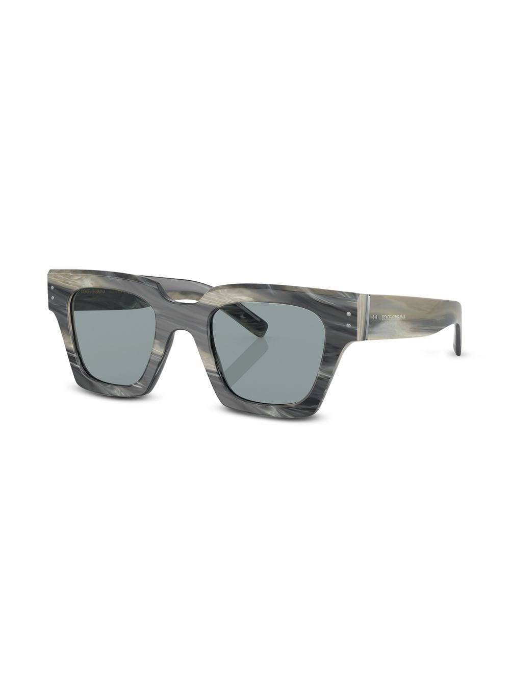 Shop Dolce & Gabbana Square-frame Sunglasses In Grey