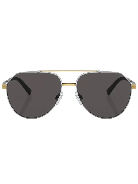 Dolce & Gabbana Eyewear lentes de sol con armazón estilo piloto