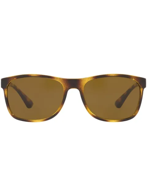 Sunglass Hut tortoiseshell-effect square-frame sunglasses