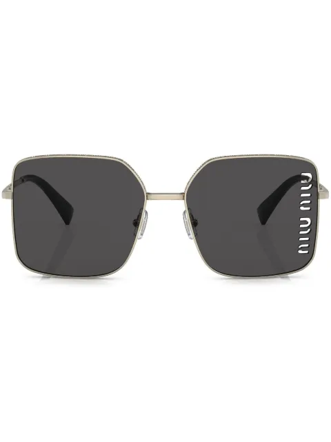 Miu Miu Eyewear square laser-cut lens sunglasses
