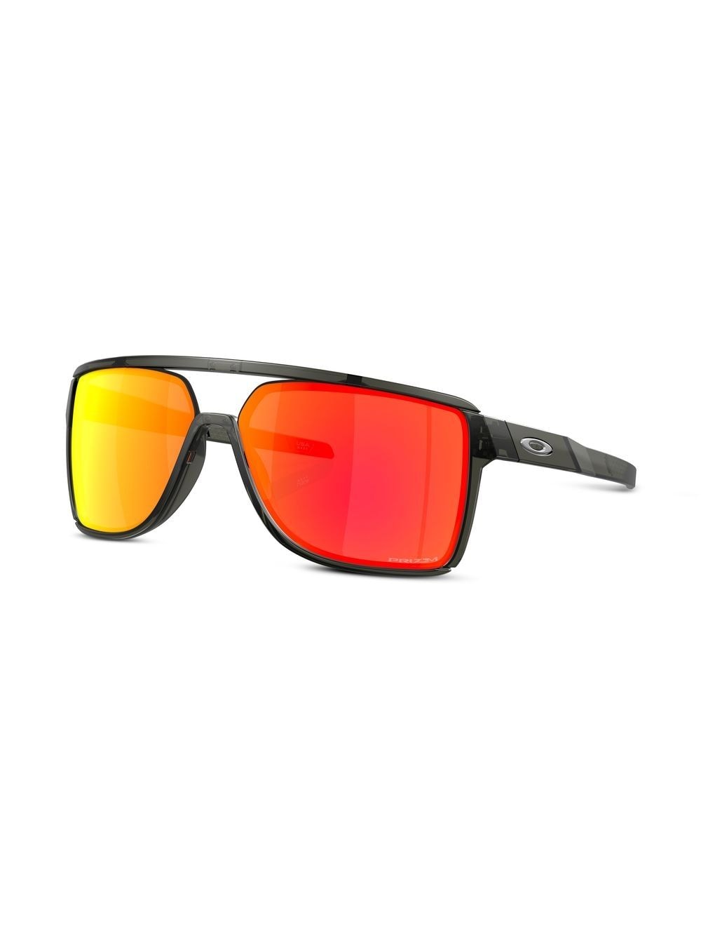 Shop Oakley Castel Square-frame Sunglasses In Schwarz
