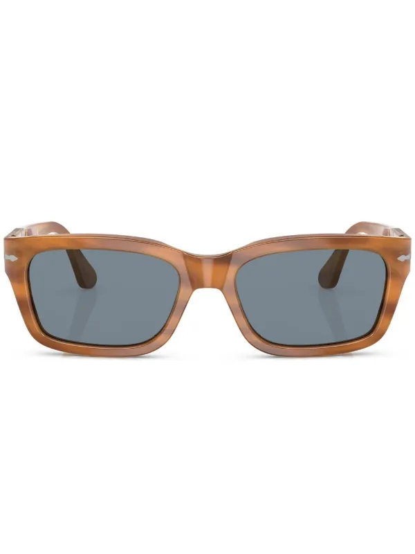 Persol Occhiali Da Sole Rettangolari Marrone FARFETCH IT