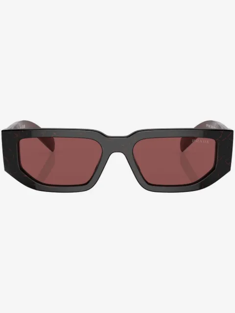 Prada Eyewear logo-plaque detail sunglasses