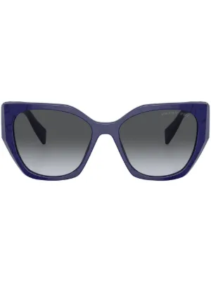 Prada Eyewear キャットアイ サングラス | ブラック | FARFETCH JP