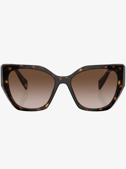 Prada Eyewear logo tortoiseshell-frame sunglasses