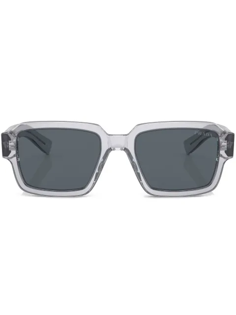 Prada Eyewear transparent-frame logo sunglasses