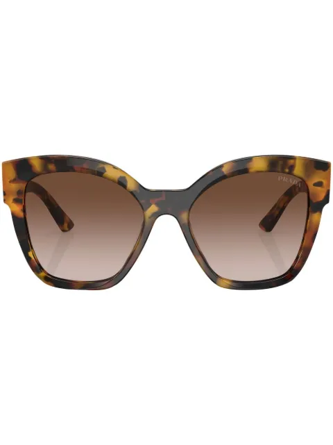 Prada Eyewear - tortoiseshell-effect cat-eye sunglasses