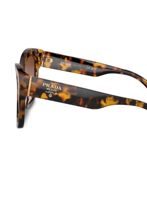 Prada Eyewear tortoiseshell-effect cat-eye sunglasses SPR17ZSFVAU6S1 - 2