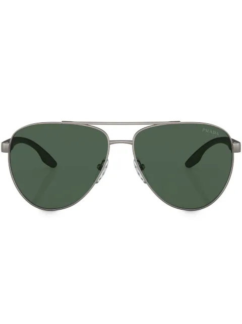 Prada Linea Rossa logo-print sunglasses