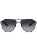 Prada Linea Rossa logo-print sunglasses - Grey