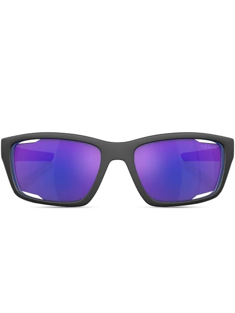 Prada Linea Rossa lunettes de soleil à logo imprimé