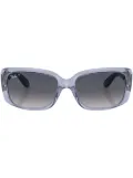 Ray-Ban two-tone rectangle-frame sunglasses - Blue
