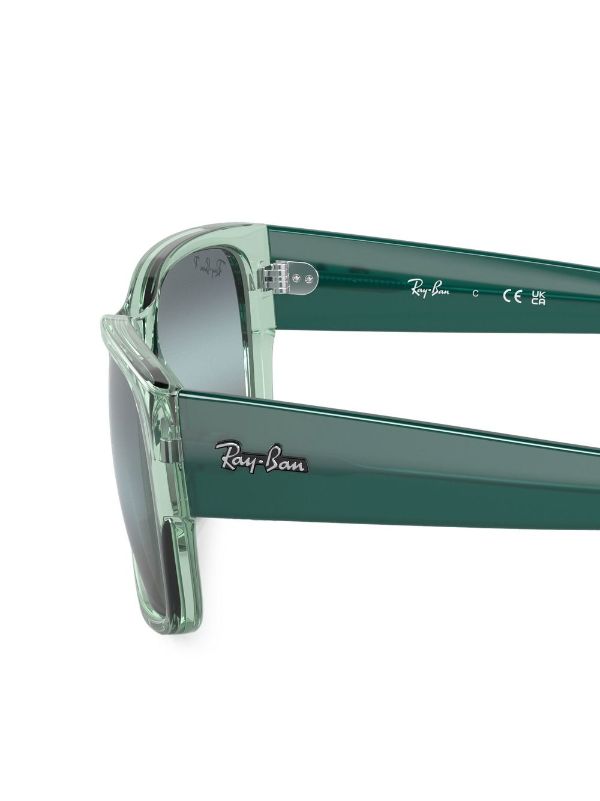 Ray-Ban rectangle-frame mirrored-lens Sunglasses - Farfetch